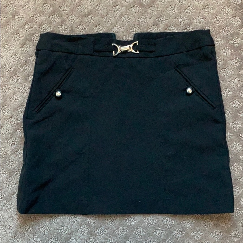 Black XOXO mini skirt